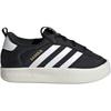 Adidas Originals Samba Home Icons Comfortable Versatile Non-Slip Durable Low-Top Kids Sneakers Kids Sneakers Black White IH0266