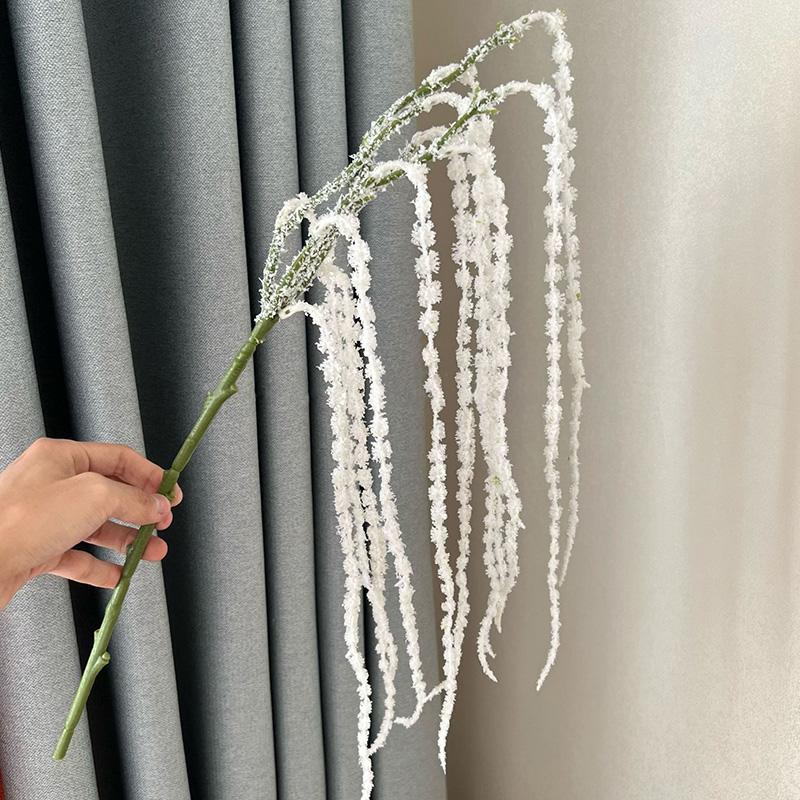 1PC Home Decor Green Plants Vine Plastic Plants Branch Artificial Plant Grass Accessories