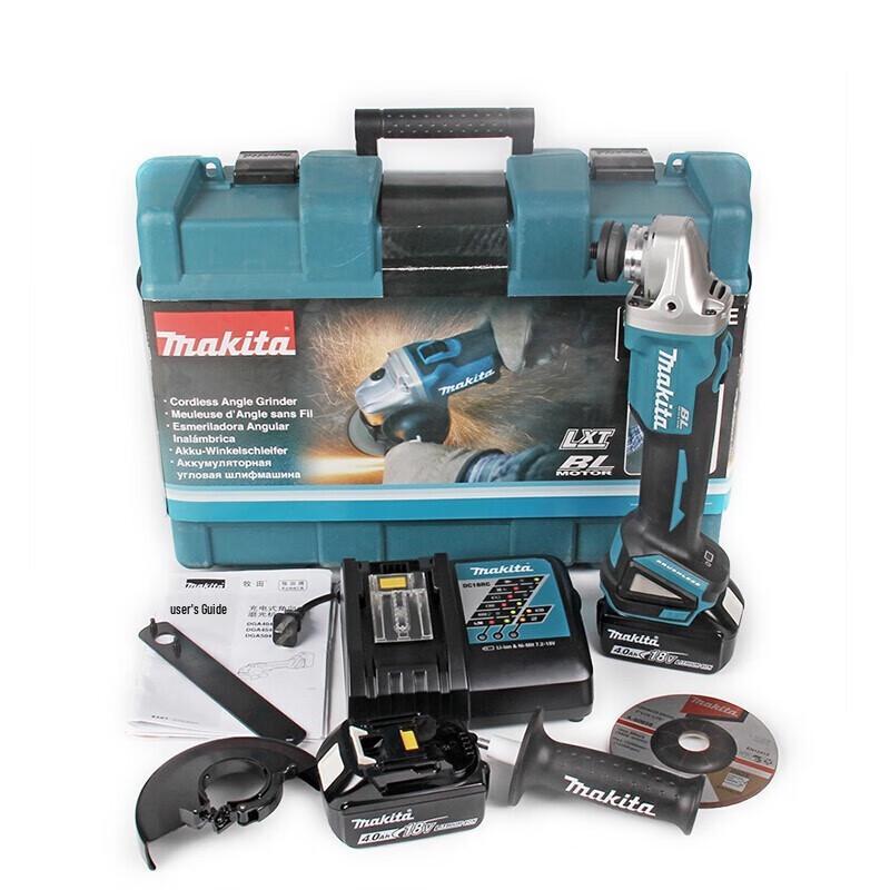 Makita DGA506RME Беспроводная угловая шлифмашина 125 мм Комплект вилка CN (адаптер в комплекте)