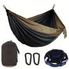 Double Person Portable Lightweight Nylon Hammock Camping Hiking Outdoor Travel With Tree Straps