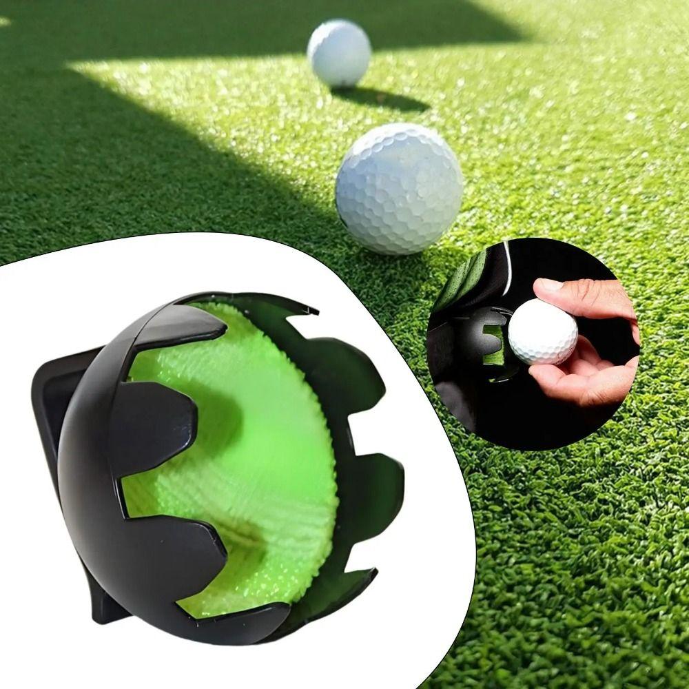 Lightweight Portable Golf Ball Washer Single Handed Design Wearable Golf Brush Gifts
