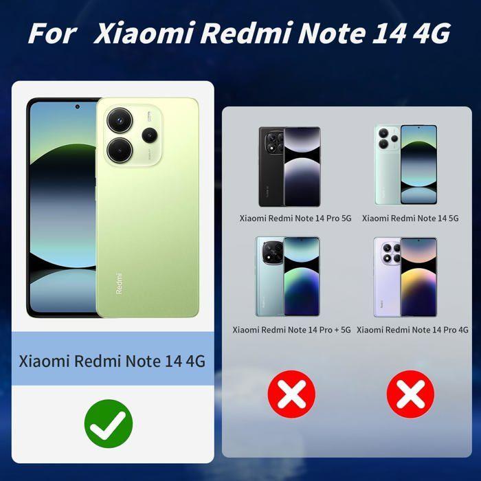 Coque pour Xiaomi Redmi Note 14 4G - Silicone TPU - Transparent - Anti-choc