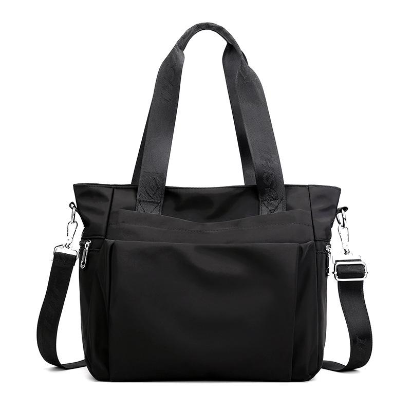Stylish and Versatile Large-Capacity Women's Nylon Tote Bag - Lightweight Shoulder and Crossbody Design