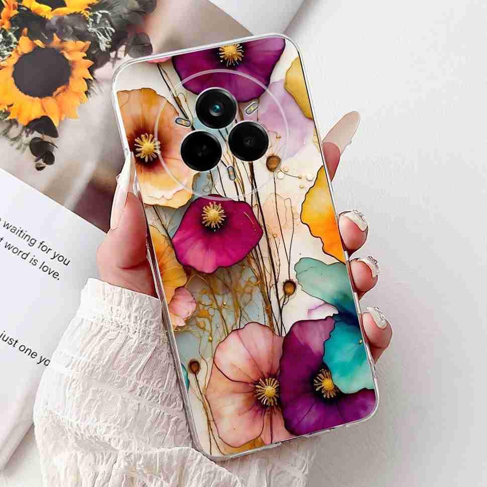 Чехол для Realme 14 Pro 5G RMX5056 Новый модный стиль Мягкий силиконовый чехол из ТПУ для Realme 14Pro+ 14Pro Plus 5G RMX5051 Защитный корпус-бампер