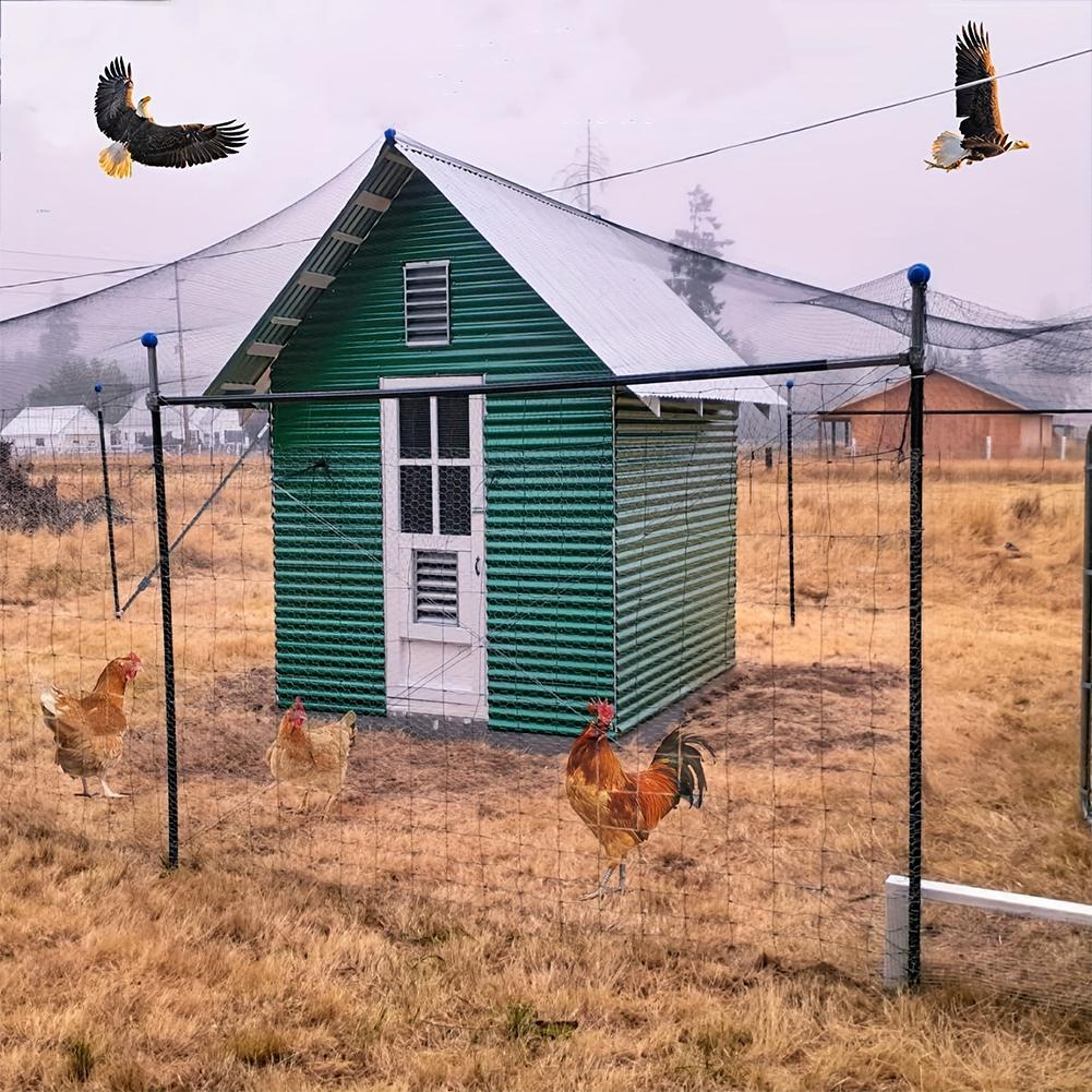 Nylon Bird Netting Mesh Hawk Netting Protective Chicken Coop Netting 25X50 FT Fruit Tree Netting for Anti Birds Deer Squirrels