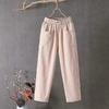 Summer Women's Pants Cotton Linen Casual Pants Loose Straight Pants Nine-point Haren Pants