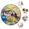 Classic Japanese-style cartoon Demon Slayer round rug, home soft decorative anti-slip yoga mat and chair mat, outdoor floor mat carpet K16