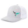 Unisex Printed Bull Mesh Baseball Cap Sun Protection Breathable Adjustable Hat Outdoor