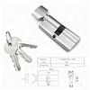 BBDHOME High Safety Wooden Door Aluminum Shell Brass Core 3 Brass Keys 70mm(35-35) Single Open Satin Nickel Lock Cylinders