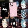 Japanese Spitz Dog Back Case For iPhone 11 Pro Max 12 13 Mini 7 8 Plus SE 2020 X XR XS Max Phone Coque