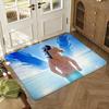 Anime classic B-BoJack Art Horseman Thickened Absorbent Non-Slip Floor Mat Bedroom Living Room Door Mat Flannel Rug