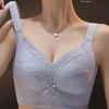 Light and Thin Bras Summer Gather Thin Ultra-thin Breasts Large Size Anti-sagging Full Cup