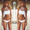 Premium Quality Summer Women Sexy Swimwear Crochet Crop Bikini With Padded Design