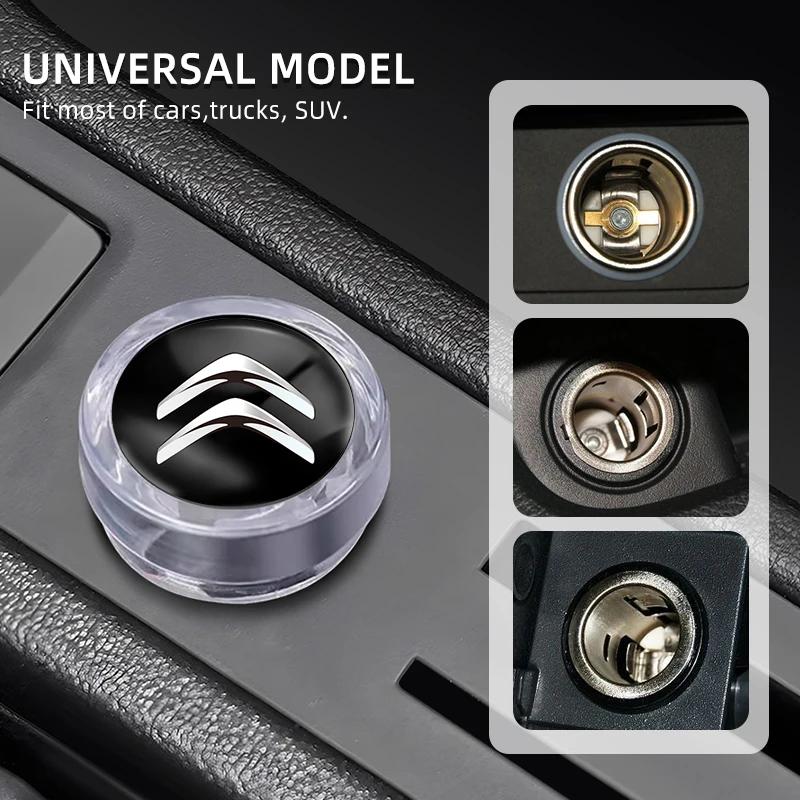 Car Cigarette Lighter Cover DustProof Decoration Cap For Citroen C1 C2 C3 C4 C5 C6 C8 C4L DS3 DS4 DS5 DS5LS DS6 Car Accessories aki256