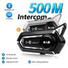 BT31 Motorcycle Helmet Headset Bluetooth Moto Intercom 500m For 2 Rider Interphone Waterproof IPX6 With 1000mAh Battery