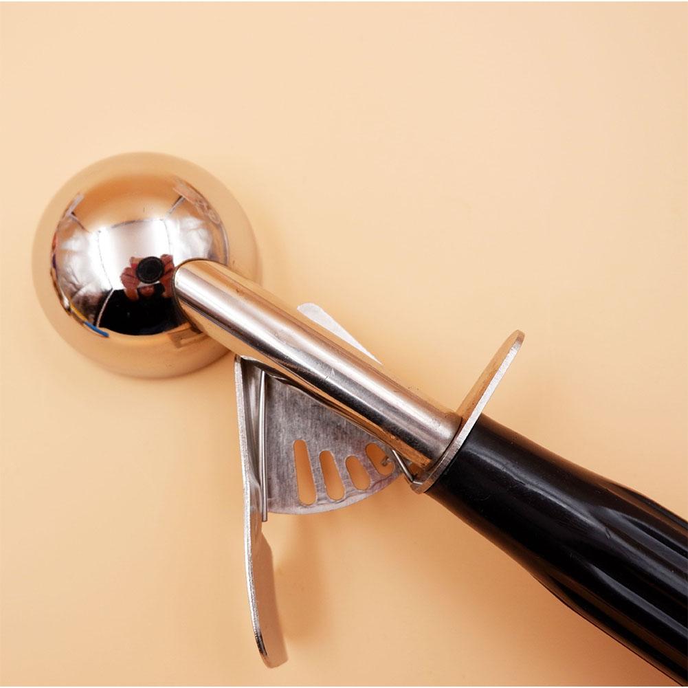 Stainless Steel Thickened Ice Cream Scoop Ice Ball Ice Cube Maker Frozen Cookie Meat Balls Scoop Kitchen Tools