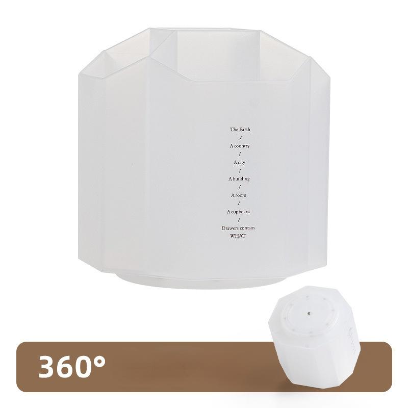 Многофункциональный вращающийся на 360 градусов держатель для ручек, креативный большой вместительный настольный ящик для хранения, органайзер для карандашей, школьные канцелярские принадлежности