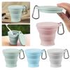 Silicone Foldable Cup Telescopic Cute Water Bottle Mini Retractable Cup Travel Children Cups Portable Teacups Drink Water Cup