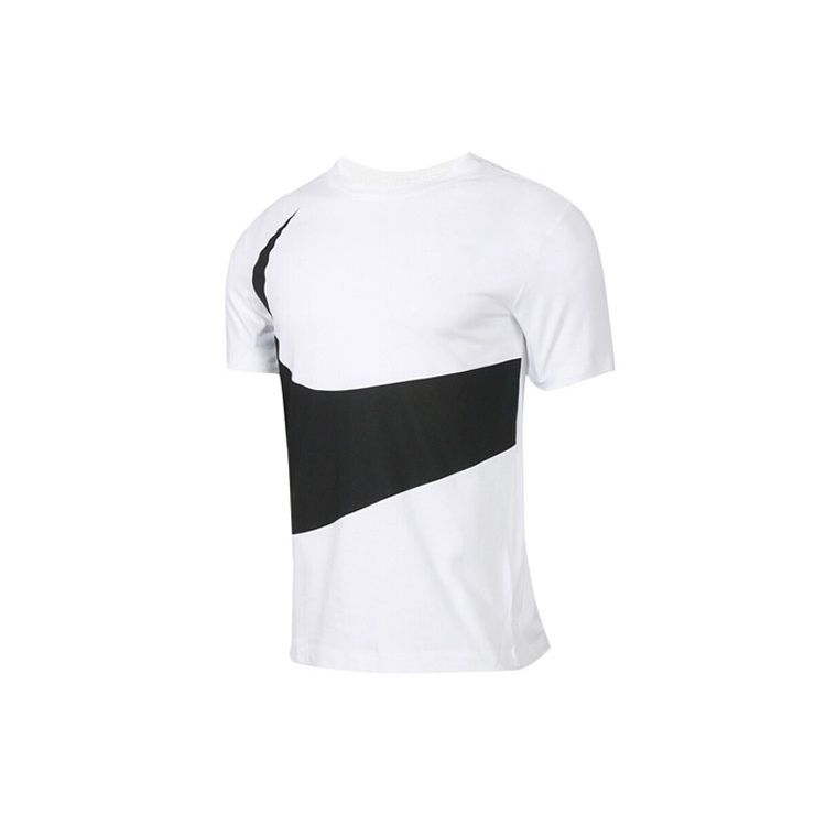Nike Классическая спортивная футболка с коротким рукавом, мужские топы, белая CK9586-100