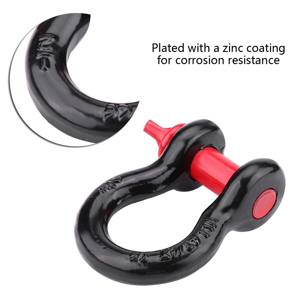 Прочные Оцинкованные Скобы D 2т 4400 фунтов Грузоподъемность для Восстановления и Буксировки Транспортных Средств