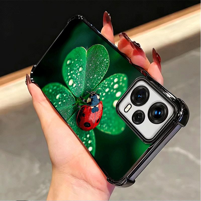 Красная божья коровка с семью точками Покрытие Чехол для телефона Для Xiaomi Poco X5 X6 X7 X8 Pro Max F8 Ultra F7 M8 M7 M5S Redmi 15C 15 14C 13C 13 X
