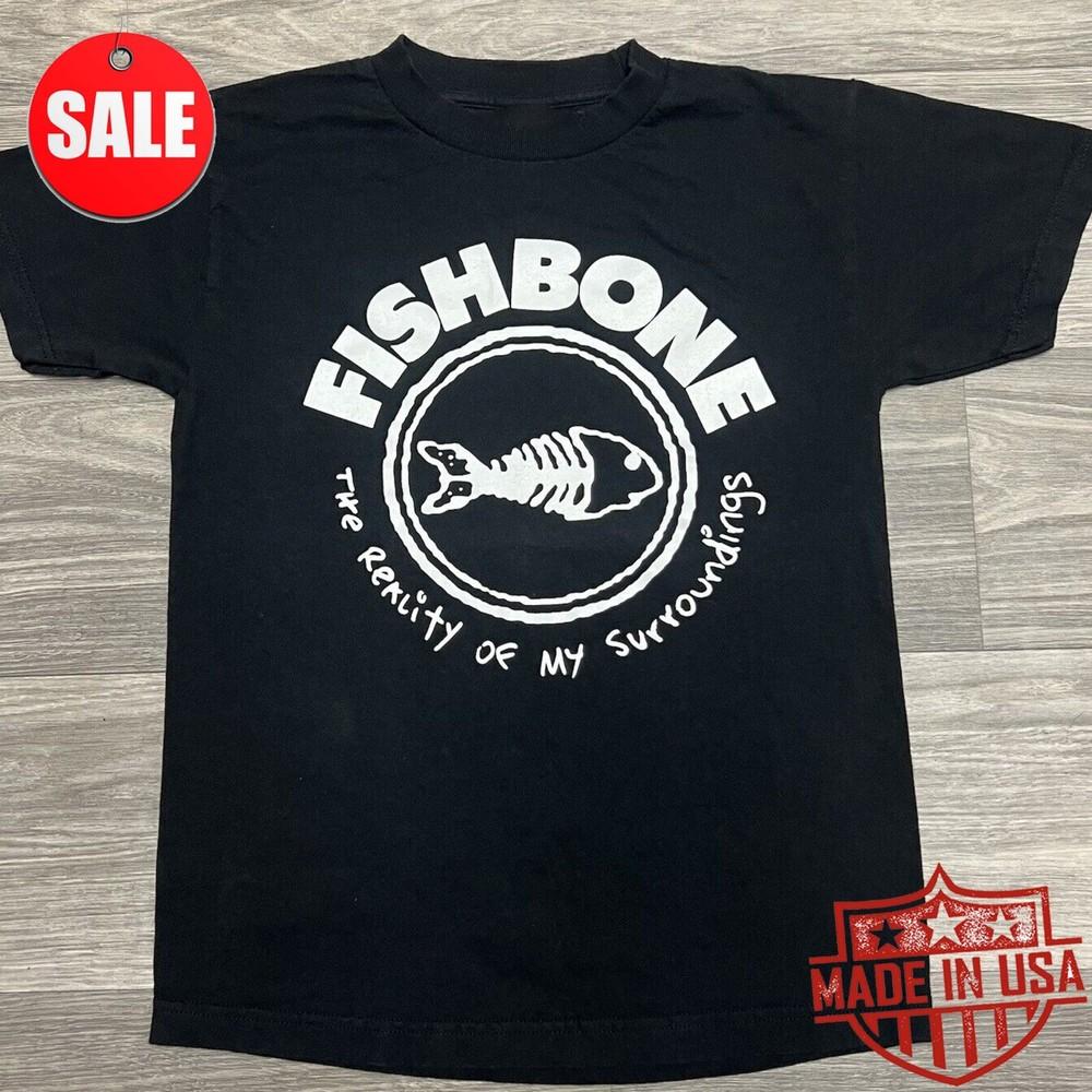 Fishbone Band Реальность моего окружения Хлопок Унисекс S-5XL Рубашка Унисекс Футболка