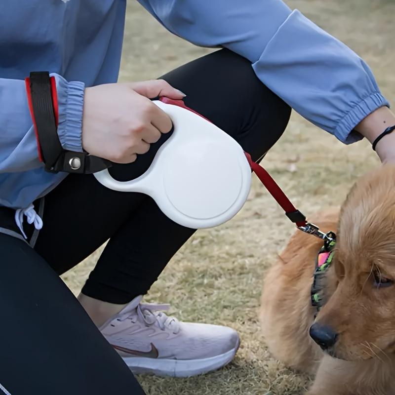 Adjustable Dog Leash Wrist Strap Hands Free Retractable Dog Lead Add On Safety Bracelet For Dogs Walker Pet Accessory Hands Free