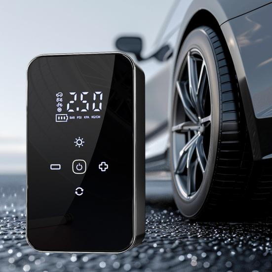 Wireless Tire Inflator Portable Air Compressor Digital Display Portable Rechargeable Auto Shut-off Smart Cordless Air Pump