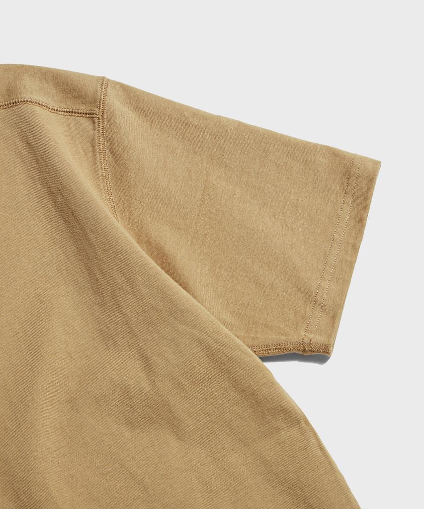 Beulonseun 10,6 унций Хлопковая футболка-henley с коротким рукавом Верблюжий