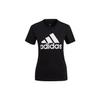 Sporty Grid Logo Print Short Sleeve T-Shirt Women Tops Black GL0722