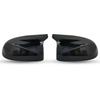 Door Mirror Covers Shell Replacement For BMW X3 G01 IX3 X4 G02 X5 G05 X6 G06 X7 G07 2018- 2Pcs Glossy Black carbon pattern