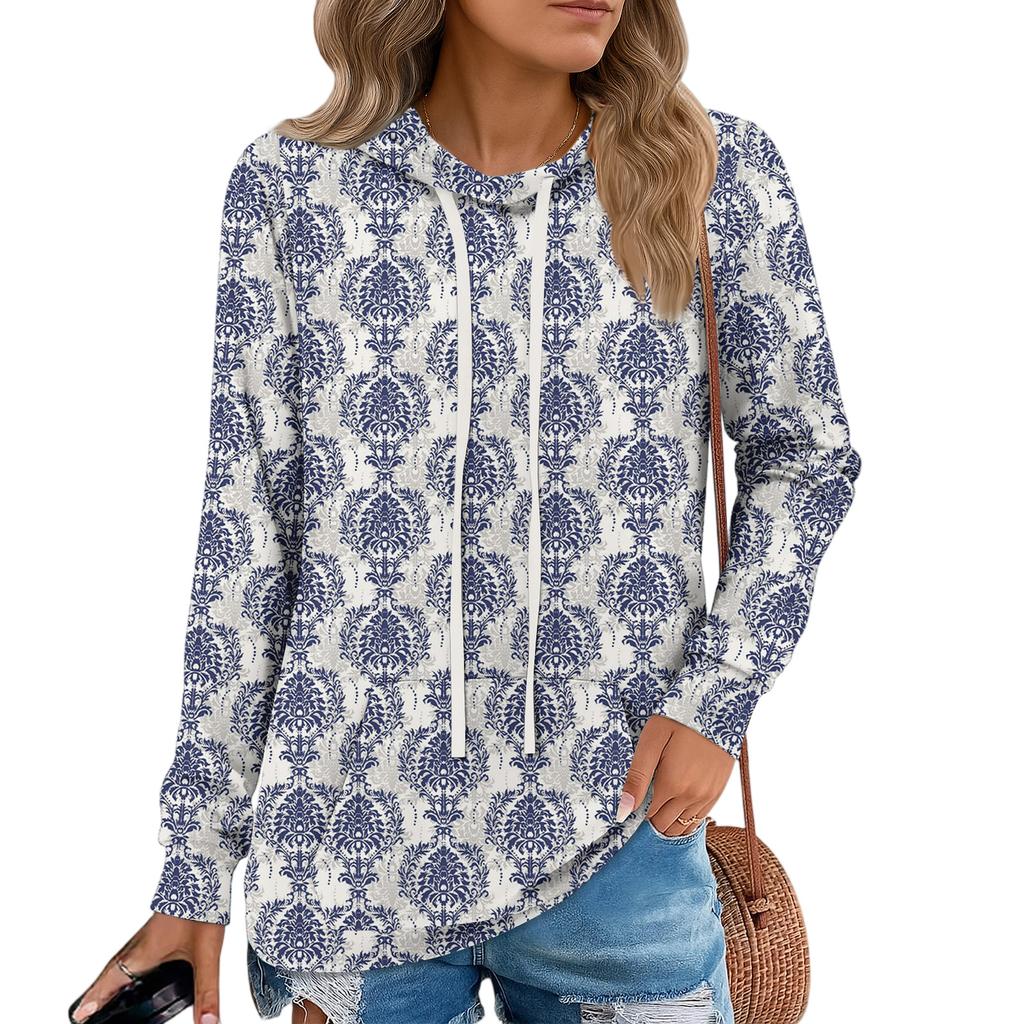 Womens Pullover Hoodies Teen Girls Fashion Hooded Sweatshirt Womans Fall Tunic Top