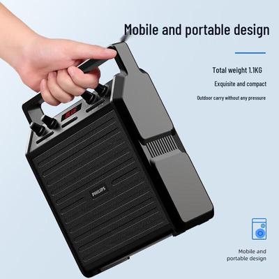 Портативная уличная Bluetooth-колонка Philips SD50X с беспроводным микрофоном, штекер CN (адаптер в комплекте)