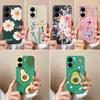 Чехол для Redmi 13 14C 14R A1 Turbo 4 A2 K70 Ultra A4 A5 Красивый роскошный цветочный узор жидкий силиконовый чехол для улучшения защиты объектива для Redmi Capa