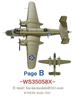 Bunker Studio Пластиковые детали модели самолета ВВС Армии США BST WS35058X 1/350 B-25B «Рейд Дулиттла» (Набор из 16 самолетов) (Корабль)