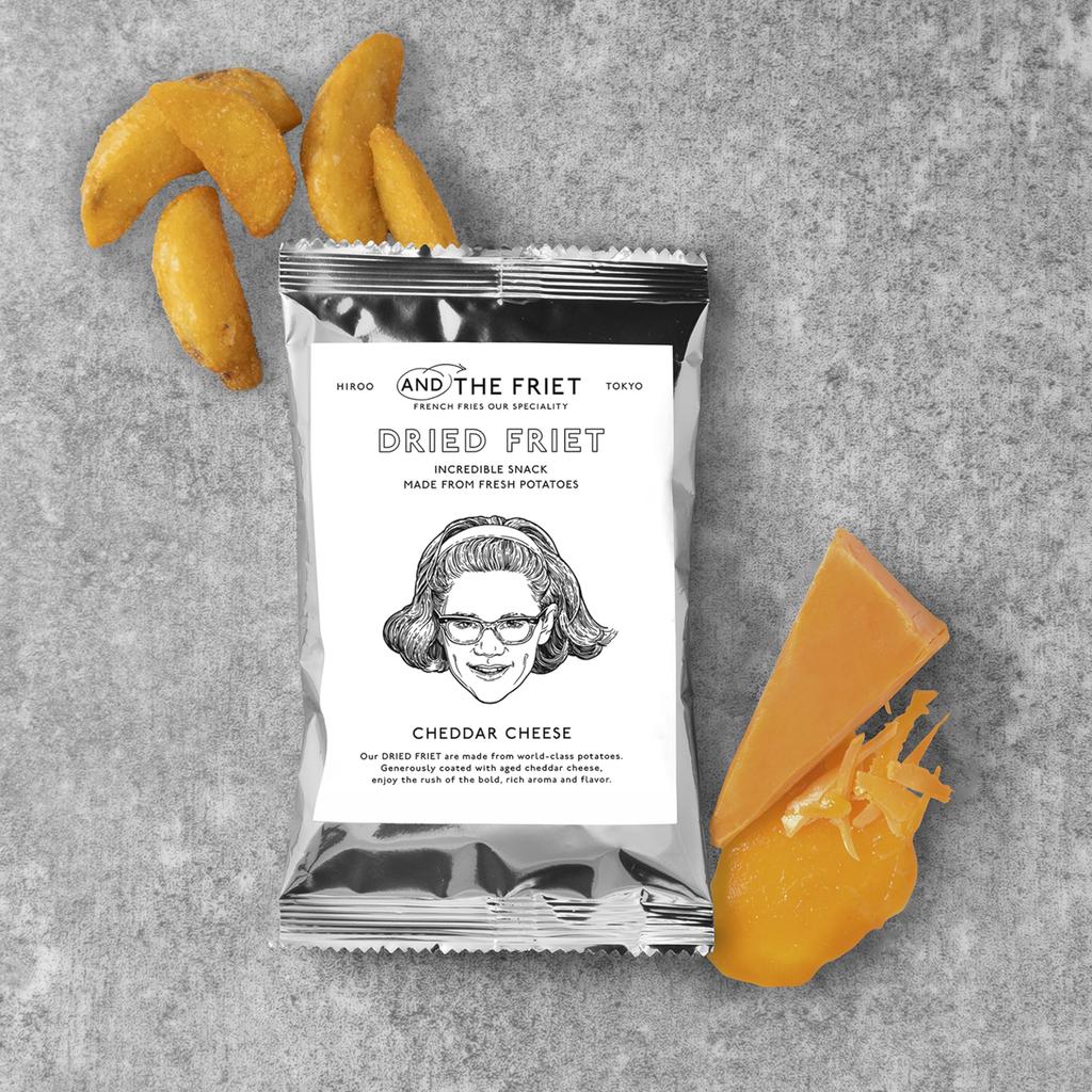 DRIED FRIET Mini 20 Pieces the Frit Dried Gift Box Tokyo Souvenir Potato Chips Western Confectionery Present 20 GIFT BOX MINI Official [And - Frit]