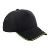 Adults Unisex Authentic 5 Panel Piped Peak Cap