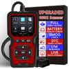 V519 Elm327 Automotive Fault Diagnosis Instrument OBD2 Scanner Battery Voltage Detection Code Reader Engine Fault Reading Data Digital Display