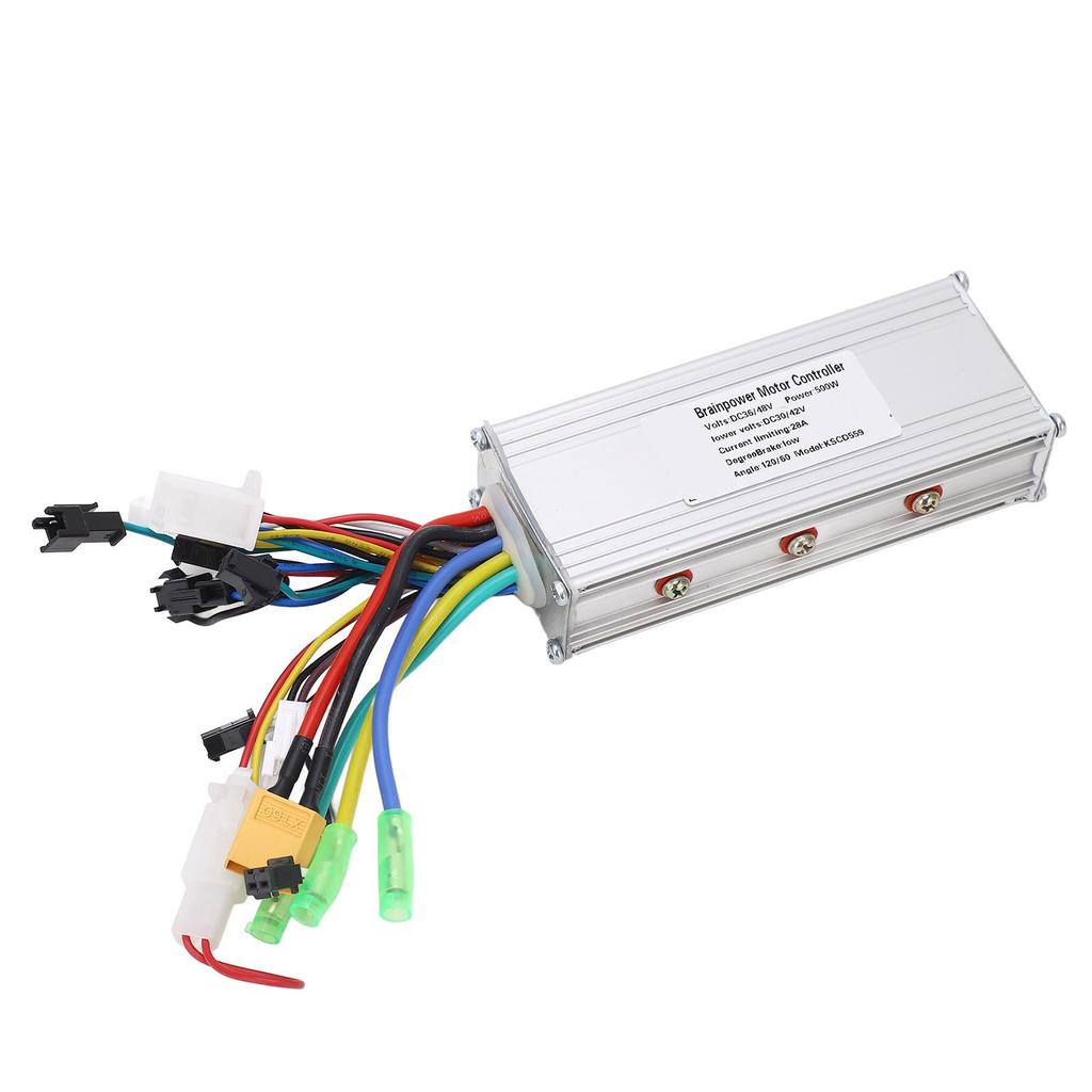 36V 48V 500W 28A Electric Bike Brushless Controller Aluminum Alloy Housing Brushless Motor