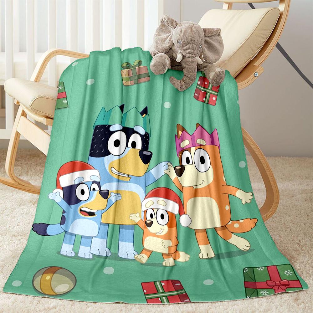 Bluey Friends Adventure Blanket Soft & Cozy Great for Couch Sofa Livingroom Four Seasons Multipurpose Modern Style