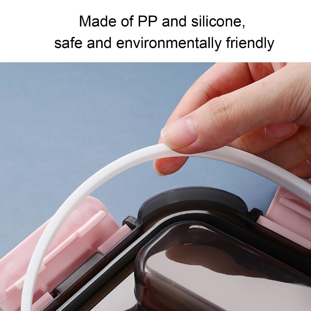 2 Compartment Leakproof Lunch Box PP Food Storage Container Cute Insulated Lunch Box For Picnics