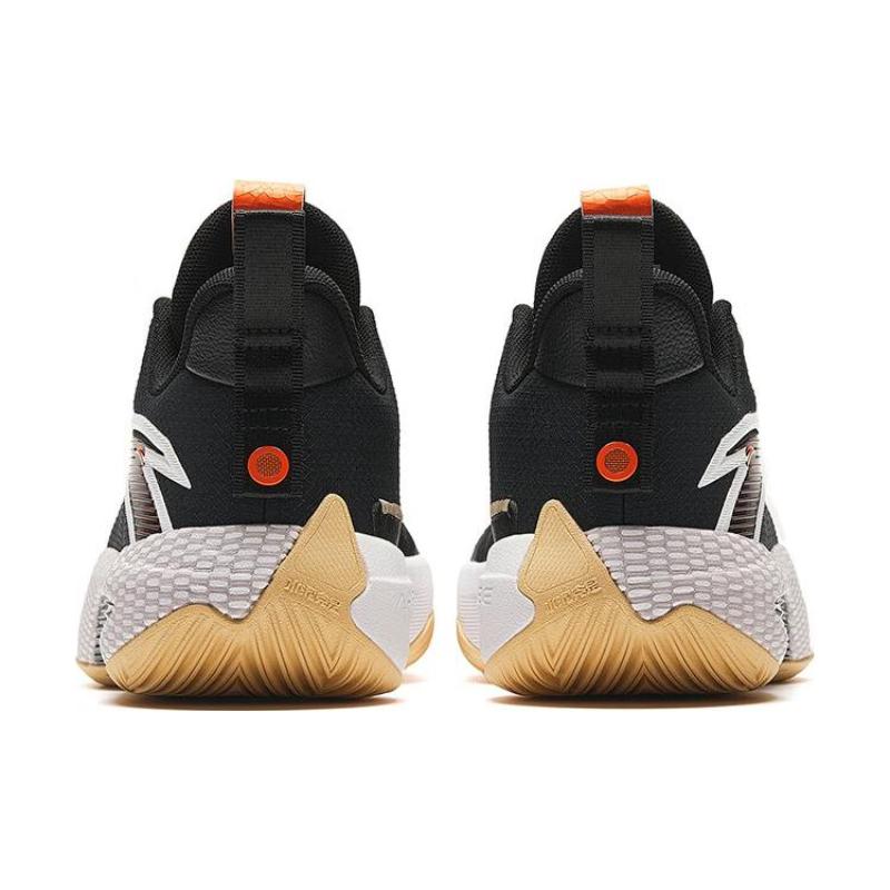 Anta Быстрая Битва 5 Амортизация, Износостойкие Высокие Баскетбольные Кроссовки Мужские Черные Кеды 112341113-4