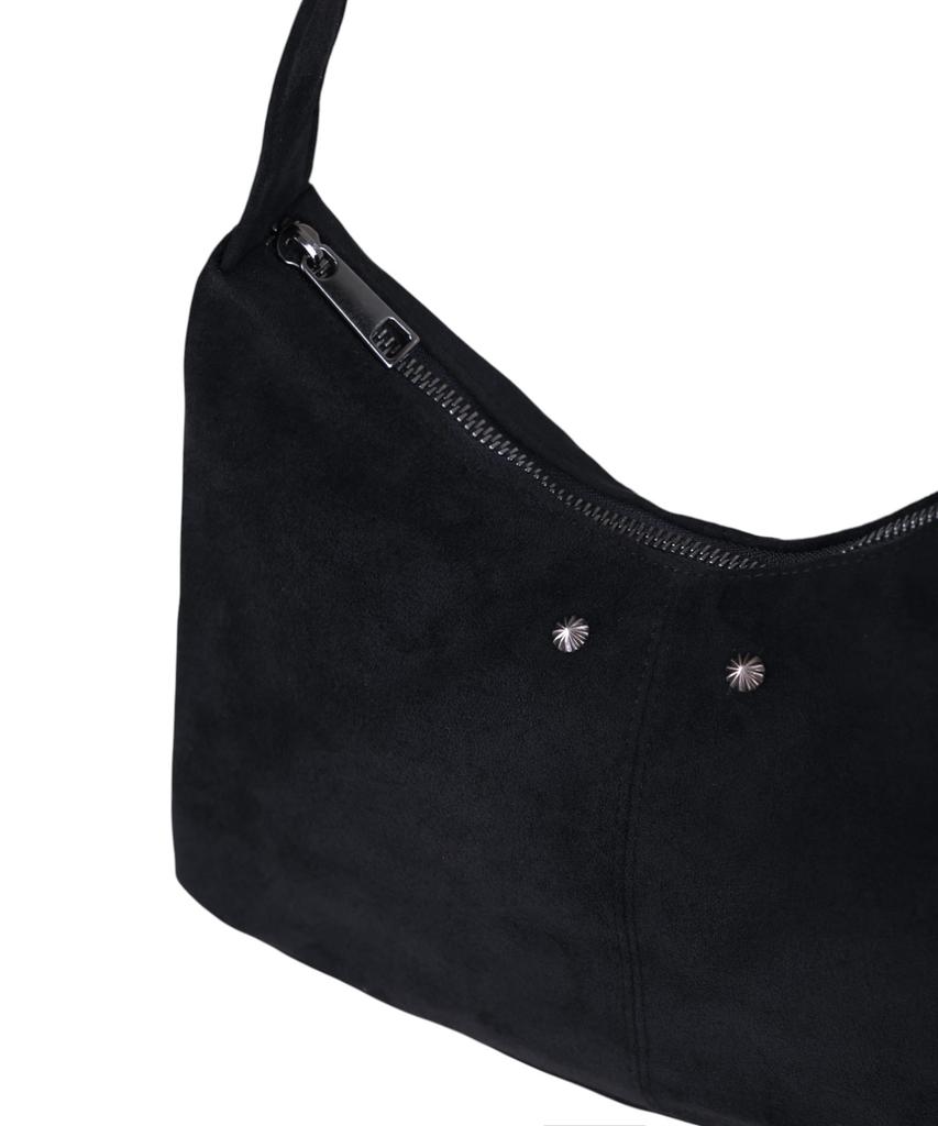 Сумка через плечо Milk Wave Suede Piercing Forma [Черный]