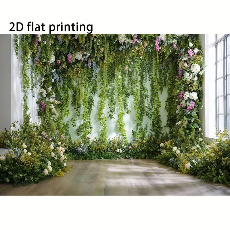 2D Фон для Фотосессии на Тему Садовой Стены Баннер