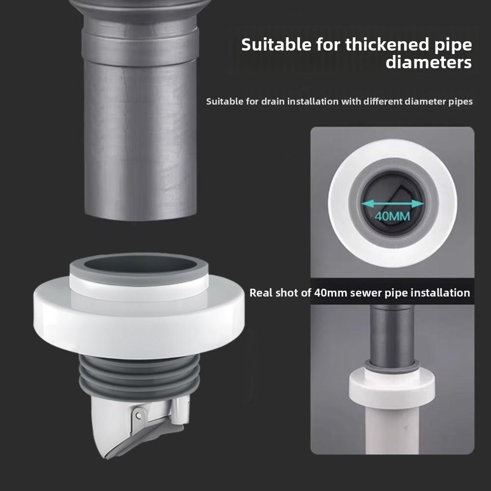 50/70mm Universal Washbasin Floor Drain Core Easy Install Anti Odor Shower Drainer Odor Control Water Pipe Connector