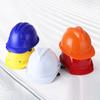 V-образная защитная каска из ПЭ, регулируемая, хорошо заметная для строителей, ударопрочная защитная каска