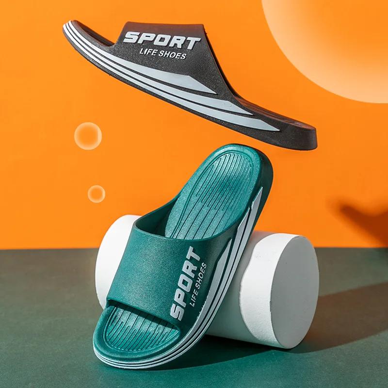 Men's Outdoor Slippers Thick Sole Non-slip Women Household Flip Flops Fashion Trend Cool Men Casual Slippers Breathable