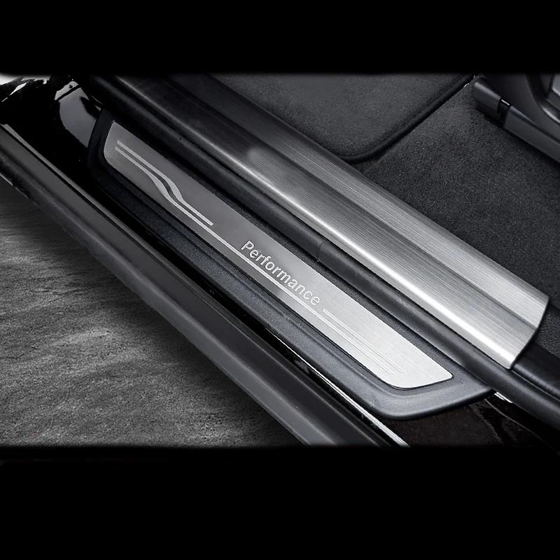Для BMW X1 F48 F36 F45 F30 F20 GT F34 нержавеющая сталь Авто Стайлинг Накладки на пороги Защитные накладки на пороги Накладка на порог Добро пожаловать