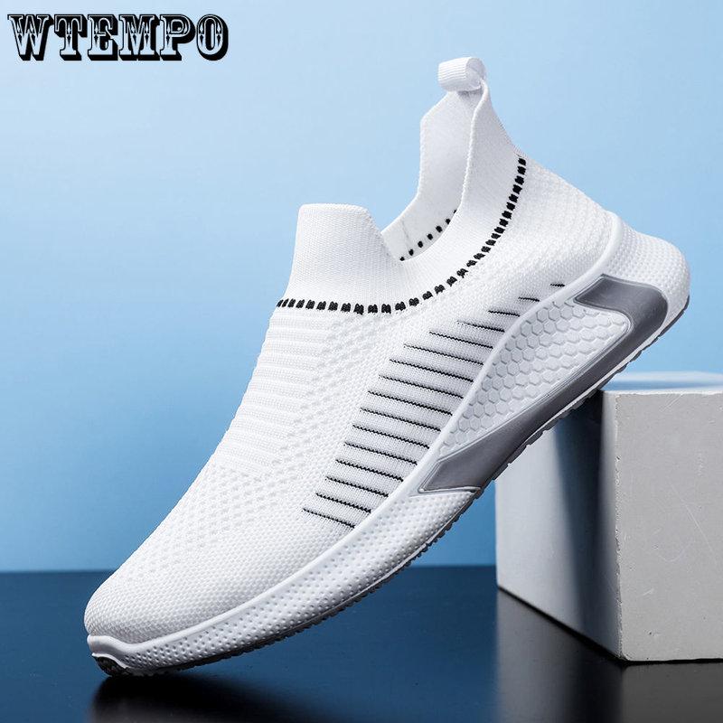 Men's Shoes Summer Breathable Mesh Sneakers Men Running Casual Sports Shoes Hollow White Shoes Tenis Masculino Sapatos