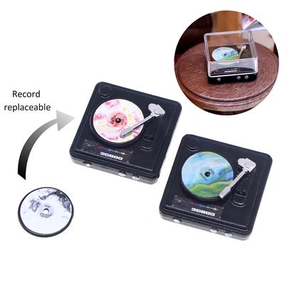 1 комплект Миниатюрный CD-плеер Дисковый плеер Домашняя модель Декор Игрушка Аксессуары для кукольного домика